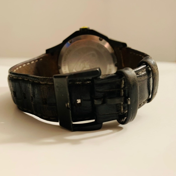 Ferrari Mens Watch Scuderia Black Leather Strapsf. - Picture 6 of 7